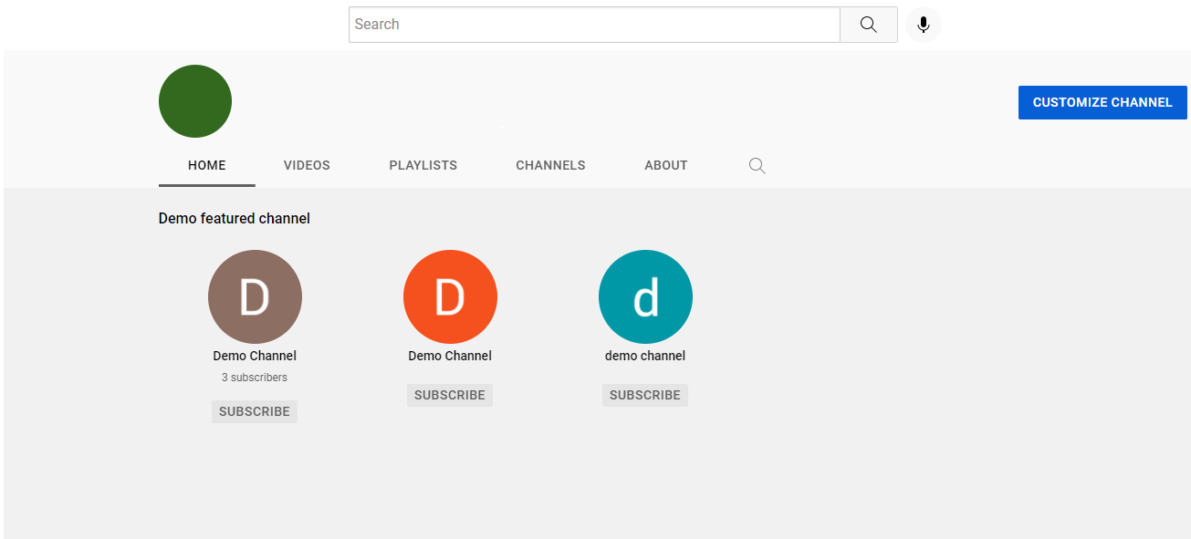 How to add featured channels on YouTube