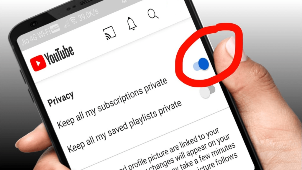 how to make your youtube channel public on android