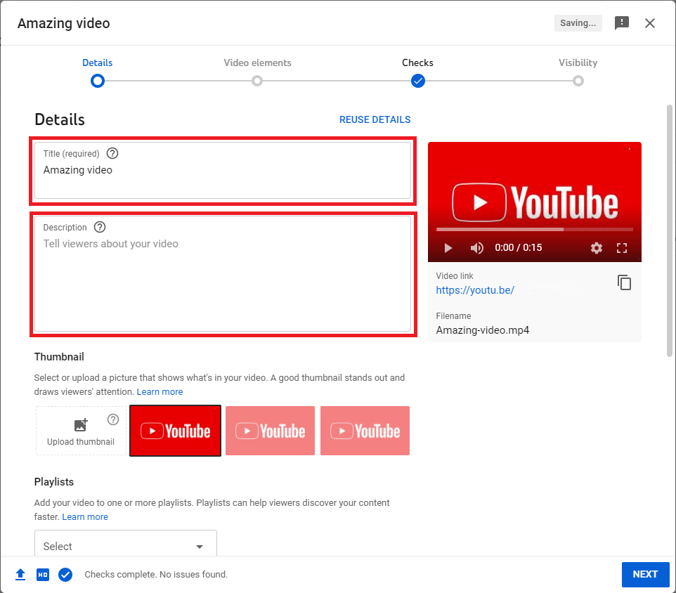 how to upload a video to youtube faster