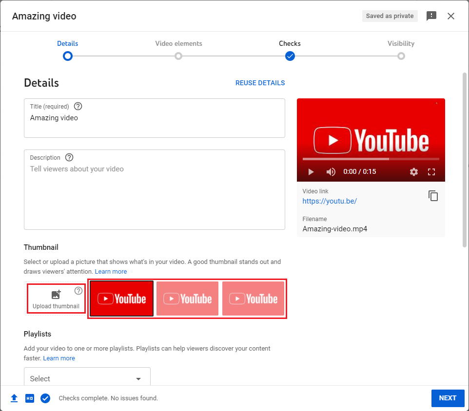 how to upload a video to youtube