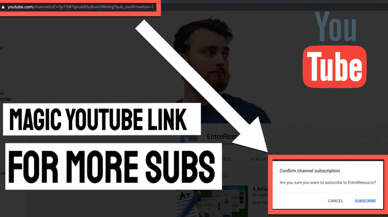 How to make a Youtube Subscribe Link